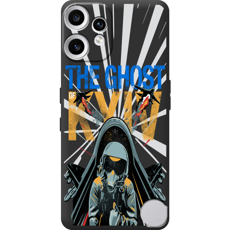 Чорний чохол BoxFace Nothing CMF Phone 2 Pro Привид Києва в дії