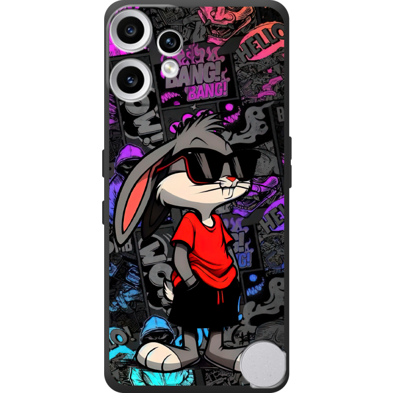 Чорний чохол BoxFace Nothing CMF Phone 2 Pro Малий вухань