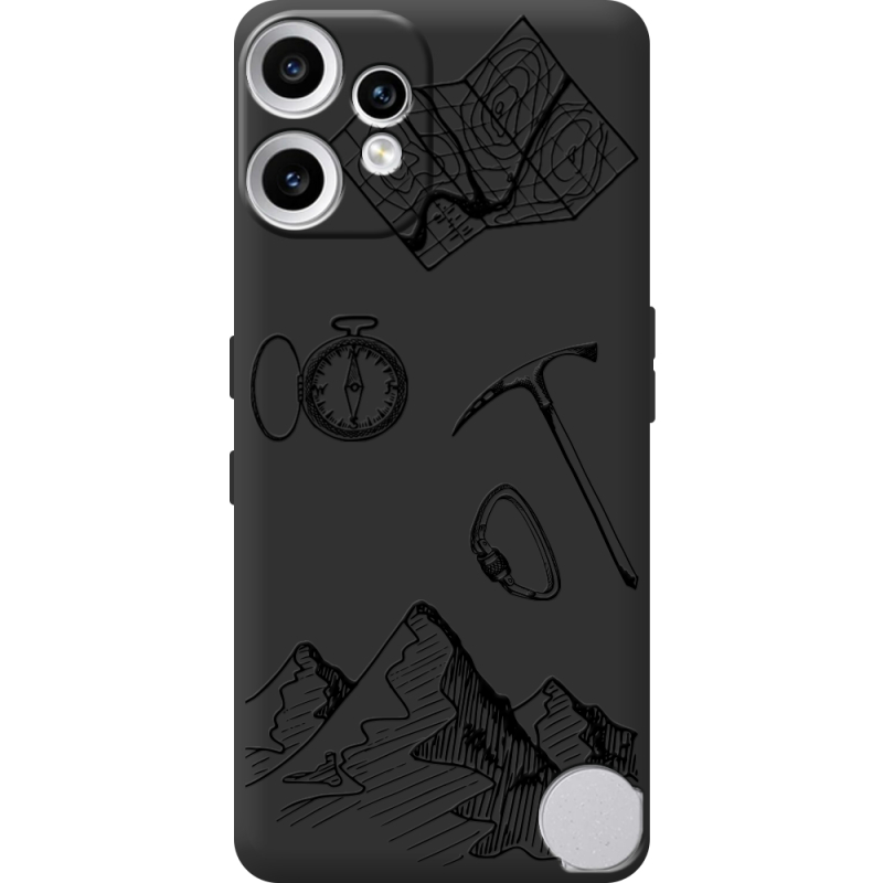 Чорний чохол BoxFace Nothing CMF Phone 2 Pro Mountains