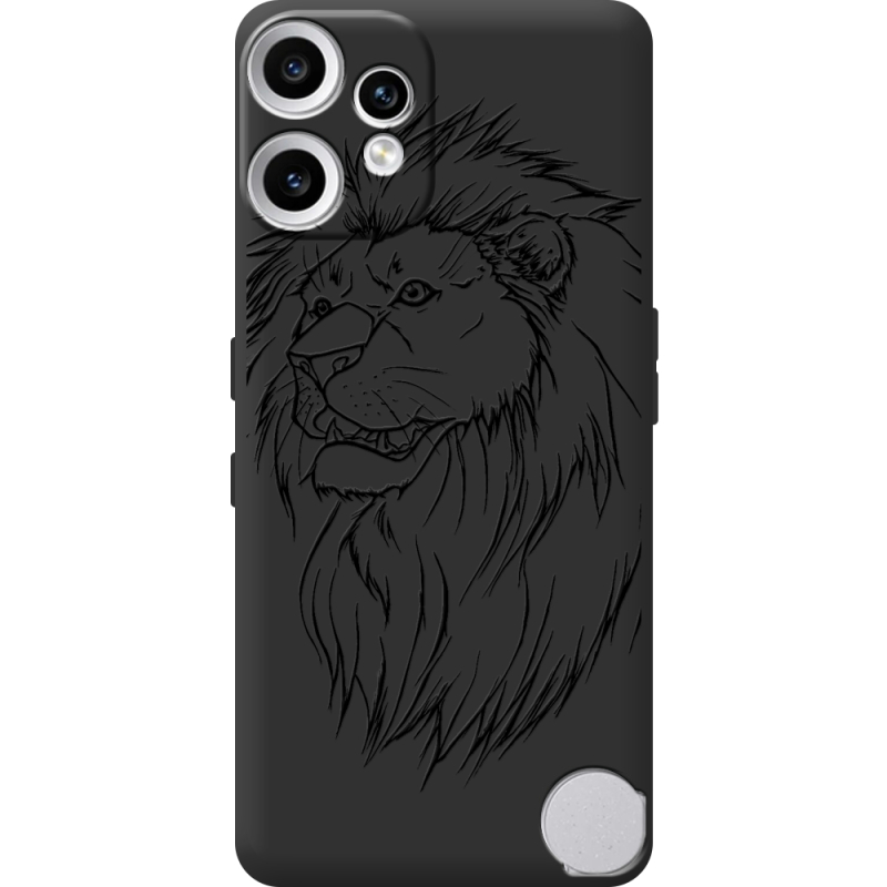 Чорний чохол BoxFace Nothing CMF Phone 2 Pro Lion