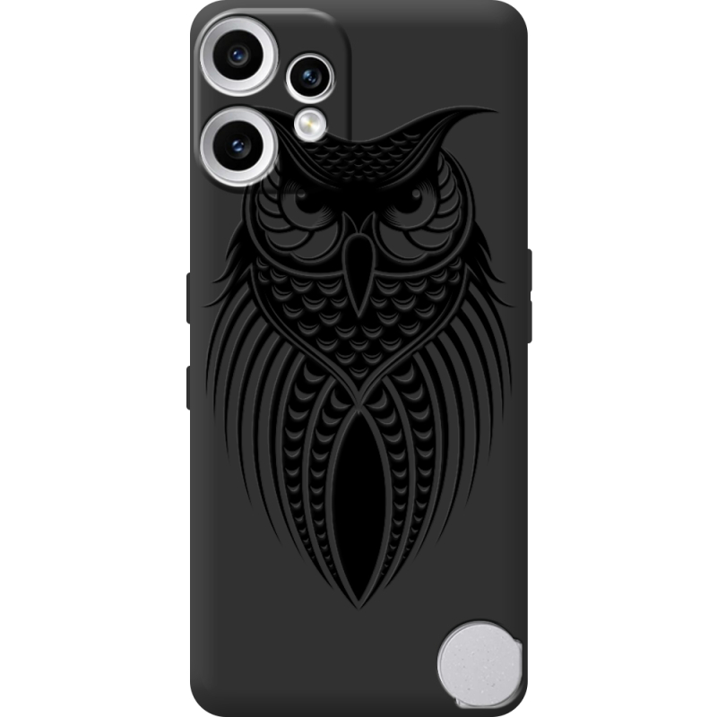 Чорний чохол BoxFace Nothing CMF Phone 2 Pro Owl