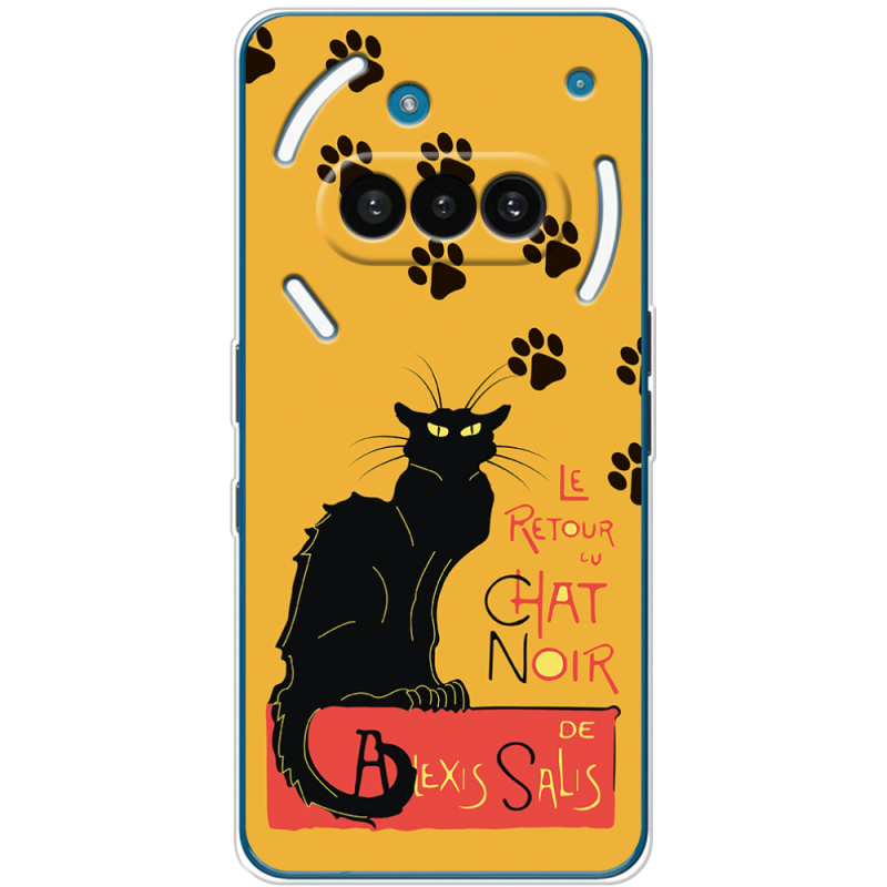 Чохол BoxFace Nothing Phone (3a) Noir Cat