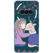 Чохол BoxFace Nothing Phone (3a) Girl and deer