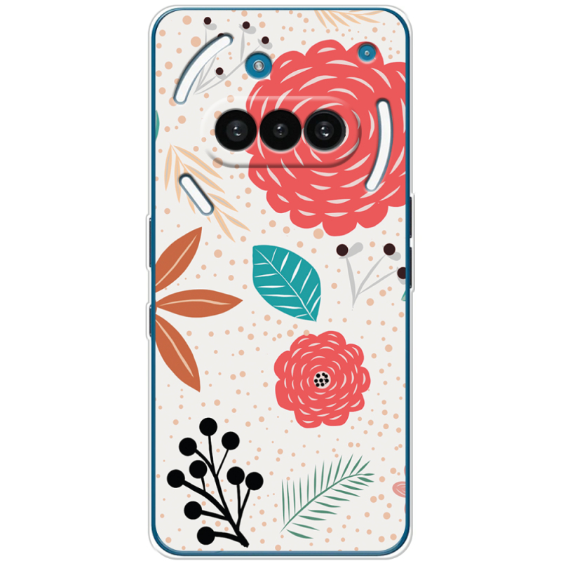 Чохол BoxFace Nothing Phone (3a) Line Flowers