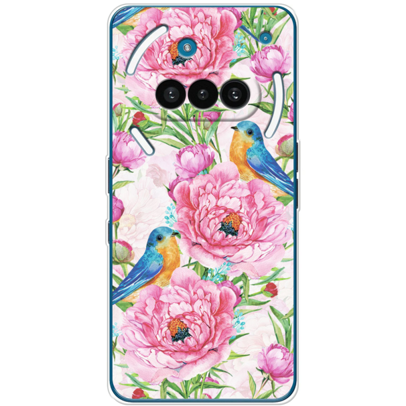 Чохол BoxFace Nothing Phone (3a) Birds and Flowers