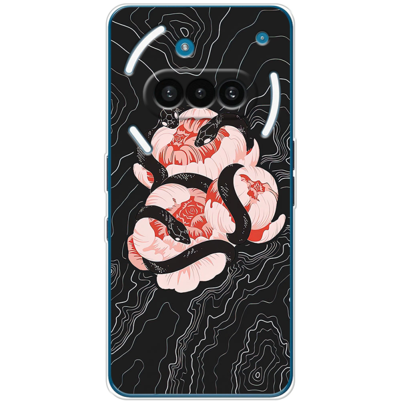 Чохол BoxFace Nothing Phone (3a) Snake Rose