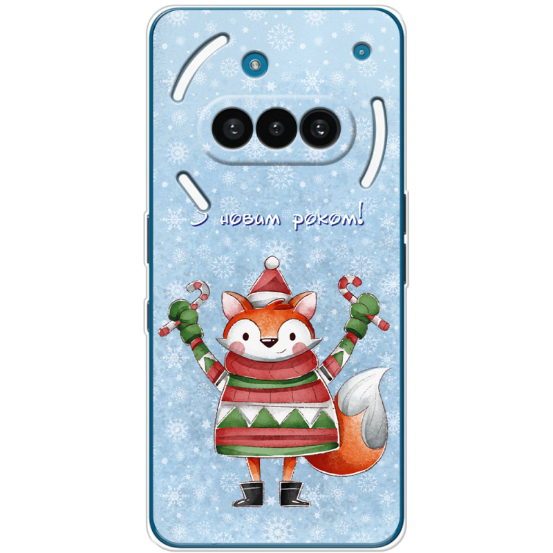 Чохол BoxFace Nothing Phone (3a) Fox З новим роком!