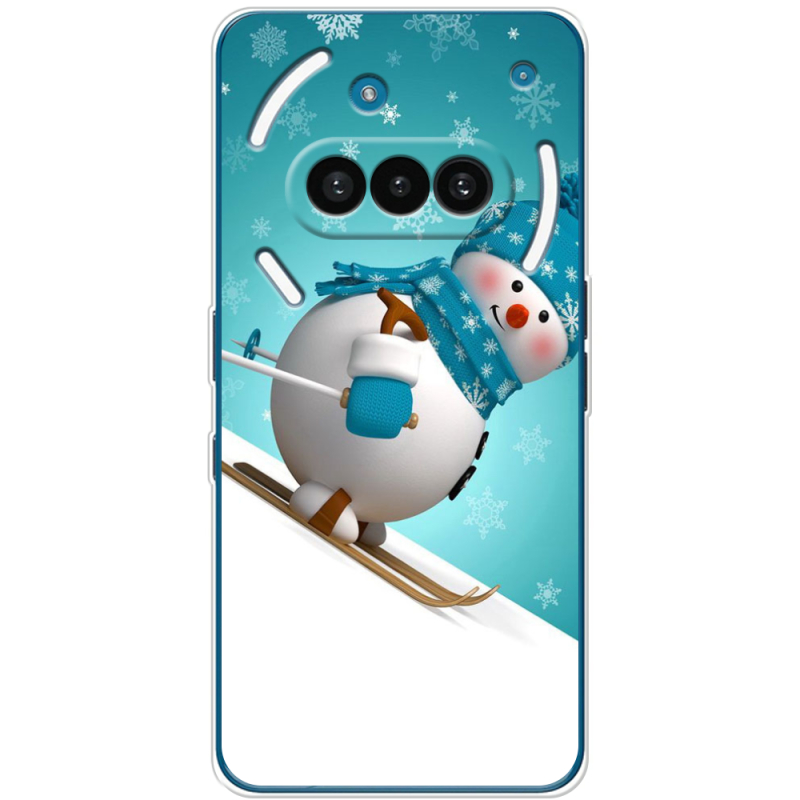 Чохол BoxFace Nothing Phone (3a) Skier Snowman
