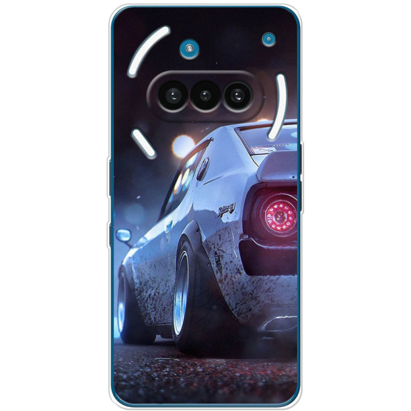 Чохол BoxFace Nothing Phone (3a) Silver Car