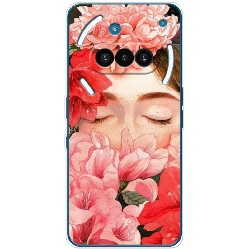 Чохол BoxFace Nothing Phone (3a) Girl in Flowers