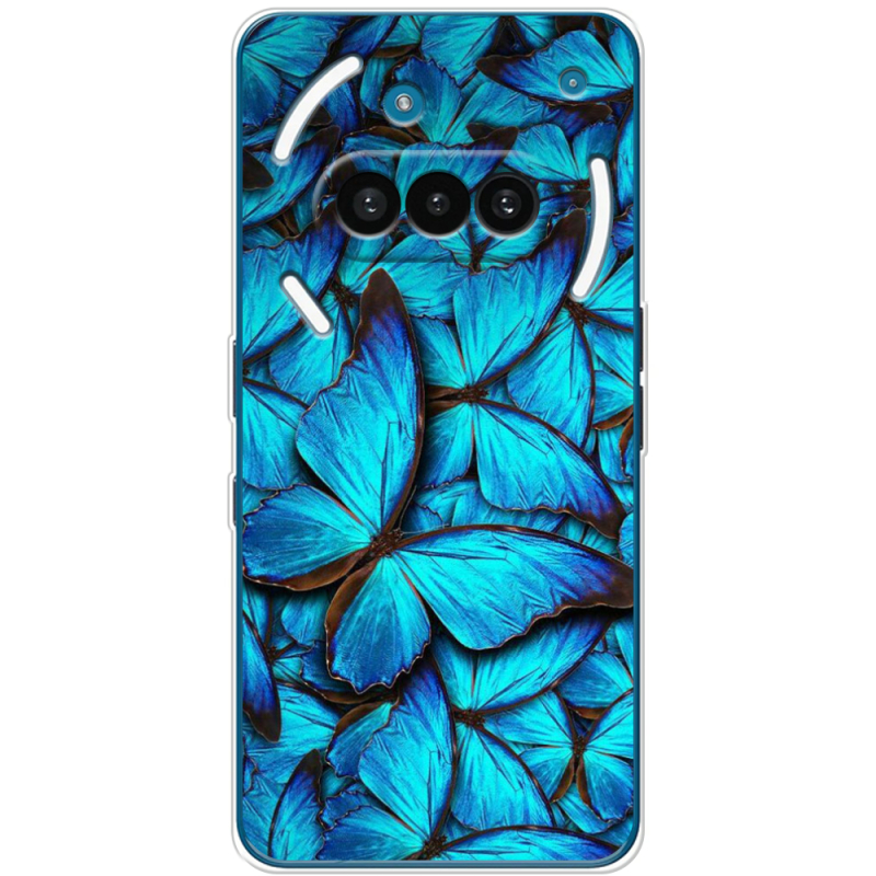 Чохол BoxFace Nothing Phone (3a) лазурные бабочки
