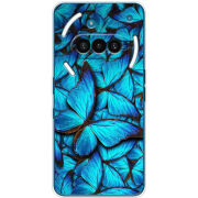 Чохол BoxFace Nothing Phone (3a) лазурные бабочки