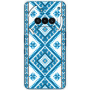 Чохол BoxFace Nothing Phone (3a) Блакитний Орнамент