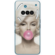 Чохол BoxFace Nothing Phone (3a) Marilyn Monroe Bubble Gum
