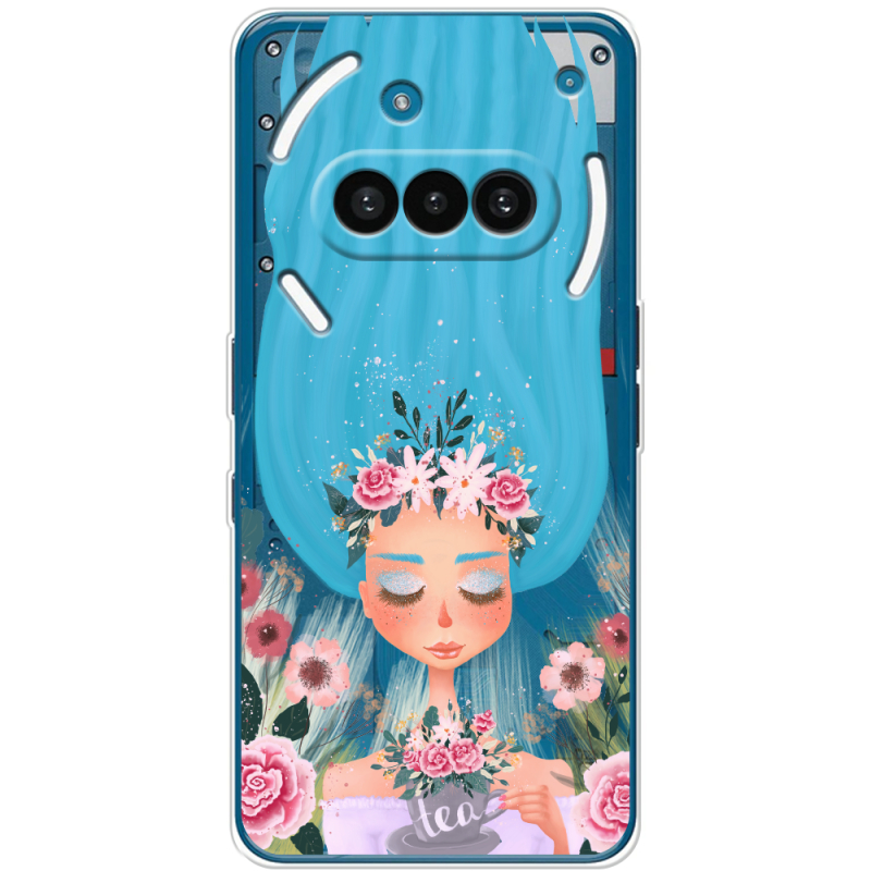 Прозорий чохол BoxFace Nothing Phone (3a) Blue Hair
