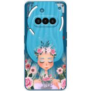 Прозорий чохол BoxFace Nothing Phone (3a) Blue Hair