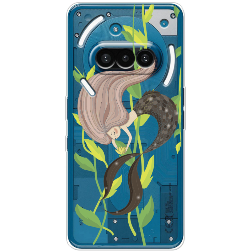 Прозорий чохол BoxFace Nothing Phone (3a) Cute Mermaid