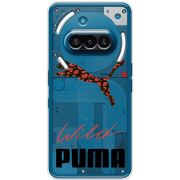 Прозорий чохол BoxFace Nothing Phone (3a) Wild Cat