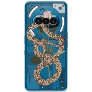 Прозорий чохол BoxFace Nothing Phone (3a) Glamor Snake