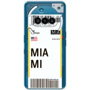 Прозорий чохол BoxFace Nothing Phone (3a) Ticket Miami