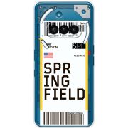 Прозорий чохол BoxFace Nothing Phone (3a) Ticket Springfield