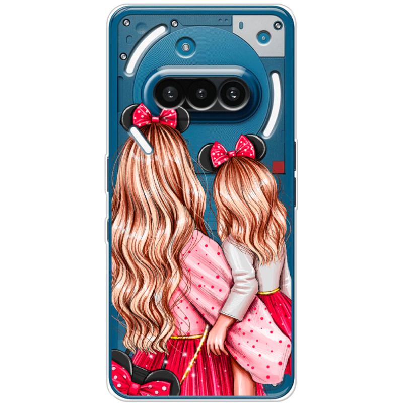 Прозорий чохол BoxFace Nothing Phone (3a) Mouse Girls