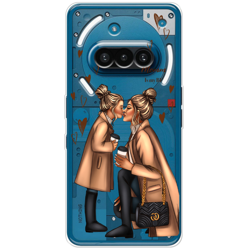Прозорий чохол BoxFace Nothing Phone (3a) Mommy Is My BFF