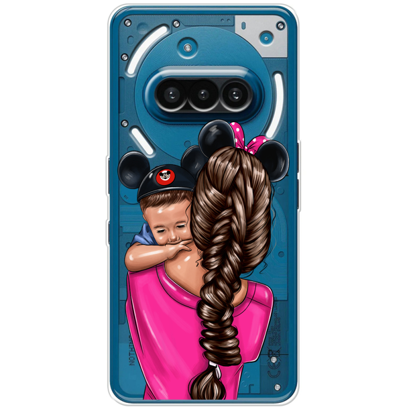 Прозорий чохол BoxFace Nothing Phone (3a) Mouse Mommy