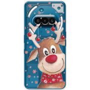 Прозорий чохол BoxFace Nothing Phone (3a) Winter Deer