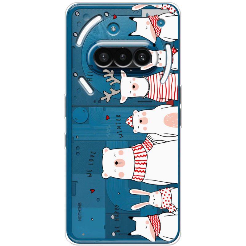 Прозорий чохол BoxFace Nothing Phone (3a) The Friendly Beasts