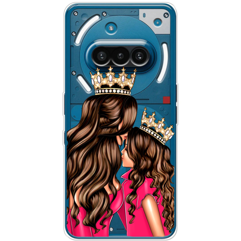 Прозорий чохол BoxFace Nothing Phone (3a) Queen and Princess