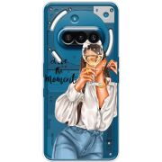 Прозорий чохол BoxFace Nothing Phone (3a) Live The Moment