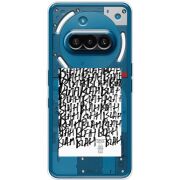 Прозорий чохол BoxFace Nothing Phone (3a) Blah Blah