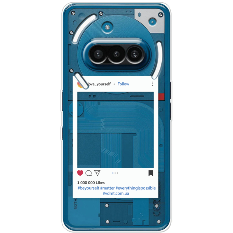 Прозорий чохол BoxFace Nothing Phone (3a) Insta