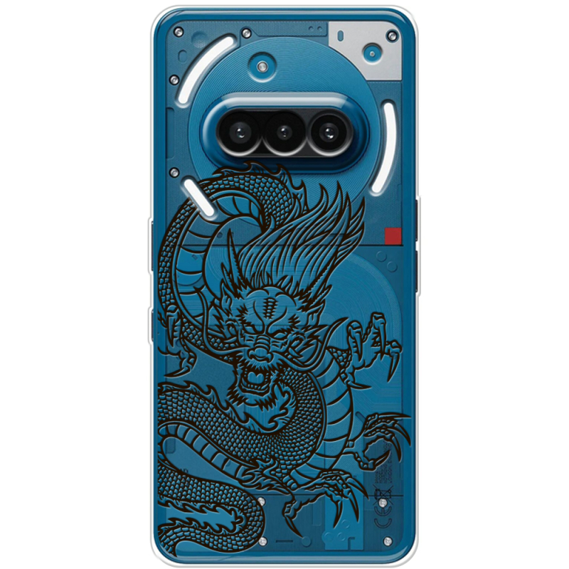 Прозорий чохол BoxFace Nothing Phone (3a) Chinese Dragon