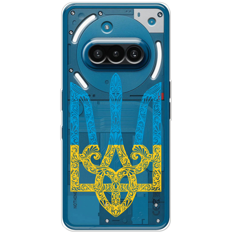 Прозорий чохол BoxFace Nothing Phone (3a) Gold Trident