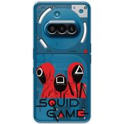 Прозорий чохол BoxFace Nothing Phone (3a) siquid game люди в красном