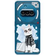 Прозорий чохол BoxFace Nothing Phone (3a) Cat Style