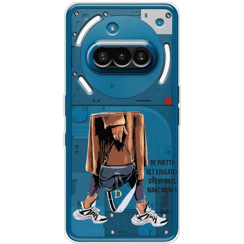 Прозорий чохол BoxFace Nothing Phone (3a) Motivation