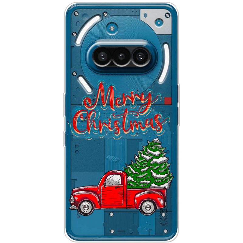 Прозорий чохол BoxFace Nothing Phone (3a) Holiday Car