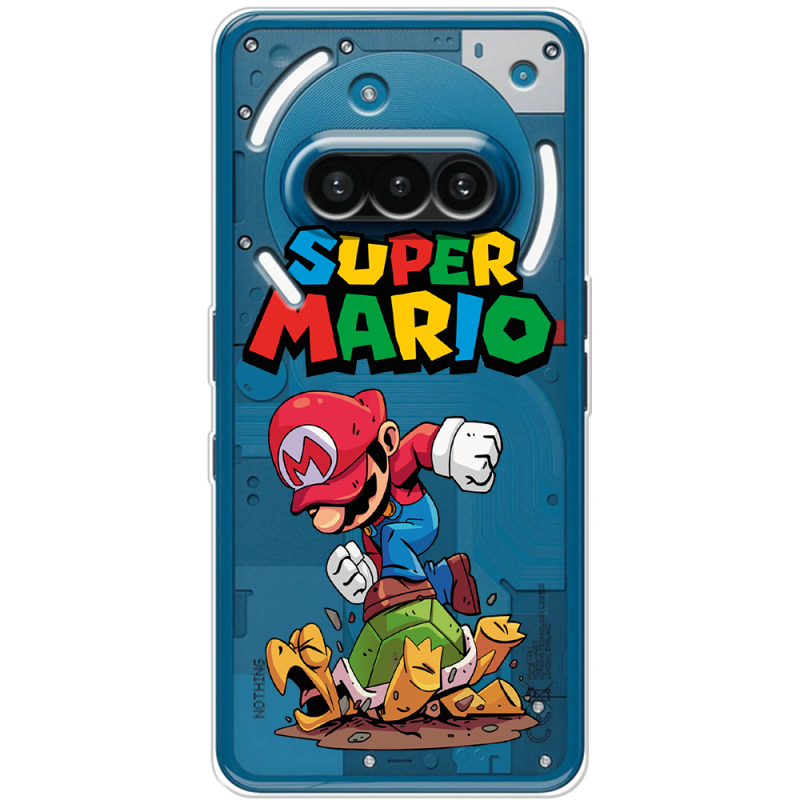 Прозорий чохол BoxFace Nothing Phone (3a) Super Mario