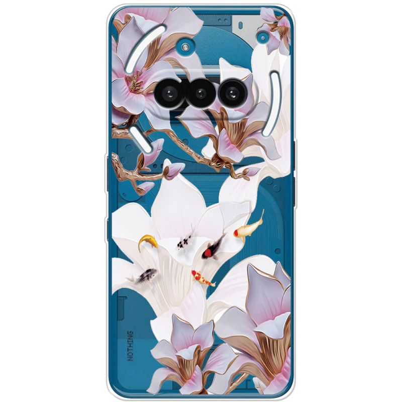 Прозорий чохол BoxFace Nothing Phone (3a) Chinese Magnolia