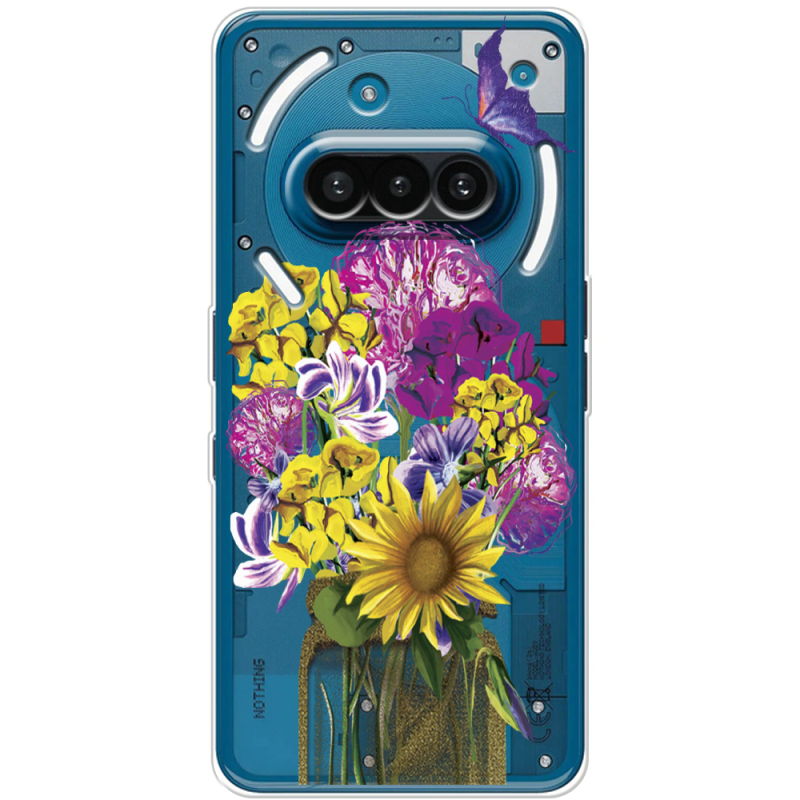 Прозорий чохол BoxFace Nothing Phone (3a) My Bouquet