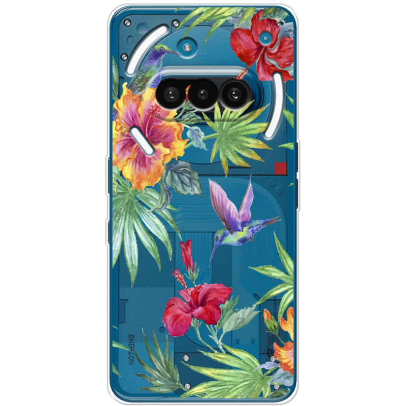 Прозорий чохол BoxFace Nothing Phone (3a) Tropical