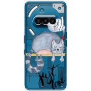 Прозорий чохол BoxFace Nothing Phone (3a) Just Love