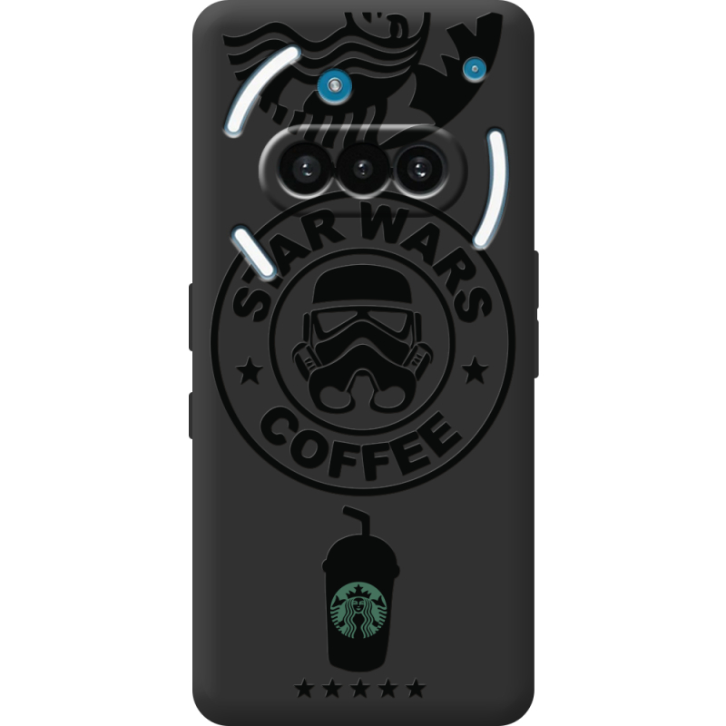 Чорний чохол BoxFace Nothing Phone (3a) Dark Coffee