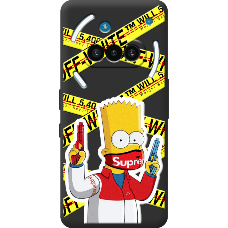 Чорний чохол BoxFace Nothing Phone (3a) White Bart