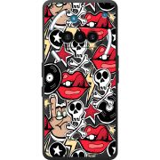 Чорний чохол BoxFace Nothing Phone (3a) Rock Graffiti