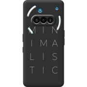 Чорний чохол BoxFace Nothing Phone (3a) Minimalistic