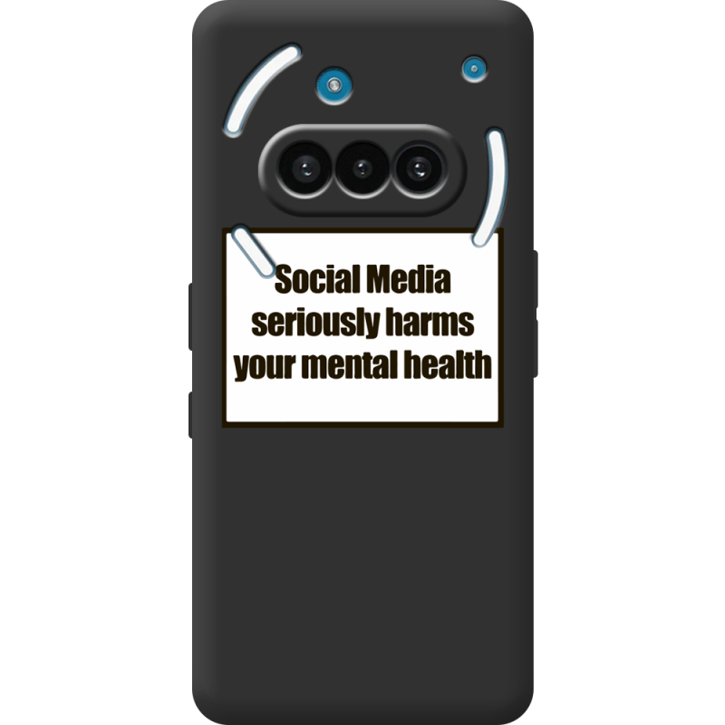 Чорний чохол BoxFace Nothing Phone (3a) 